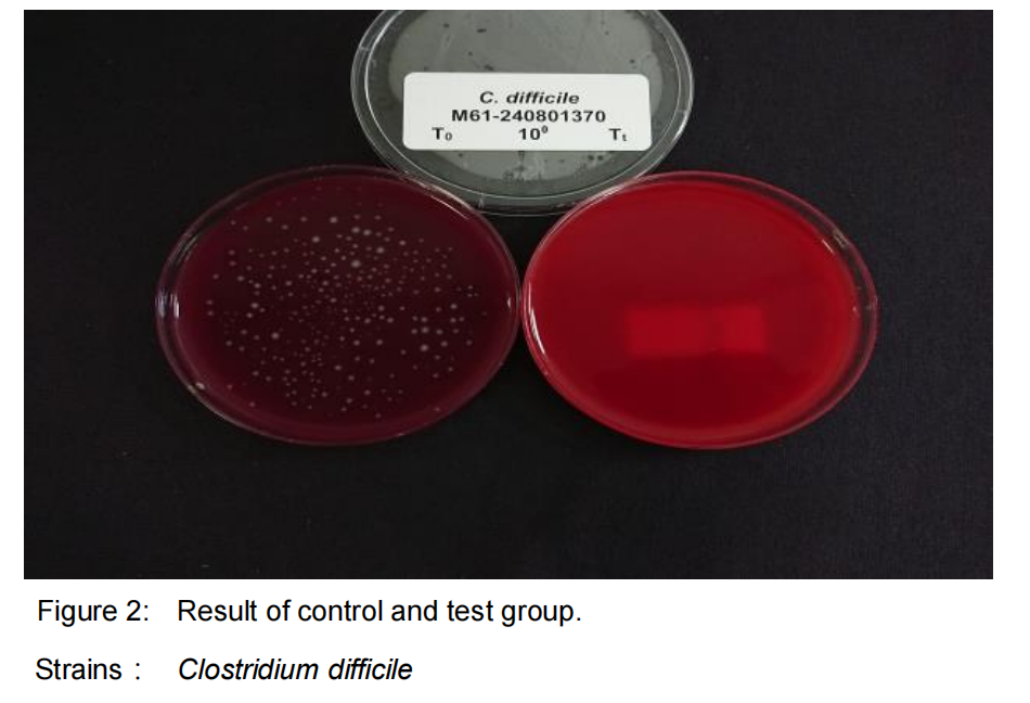 Le tende usa e getta dimostrano oltre il 99% di efficacia contro le spore di clostridium difficile antimicrobico